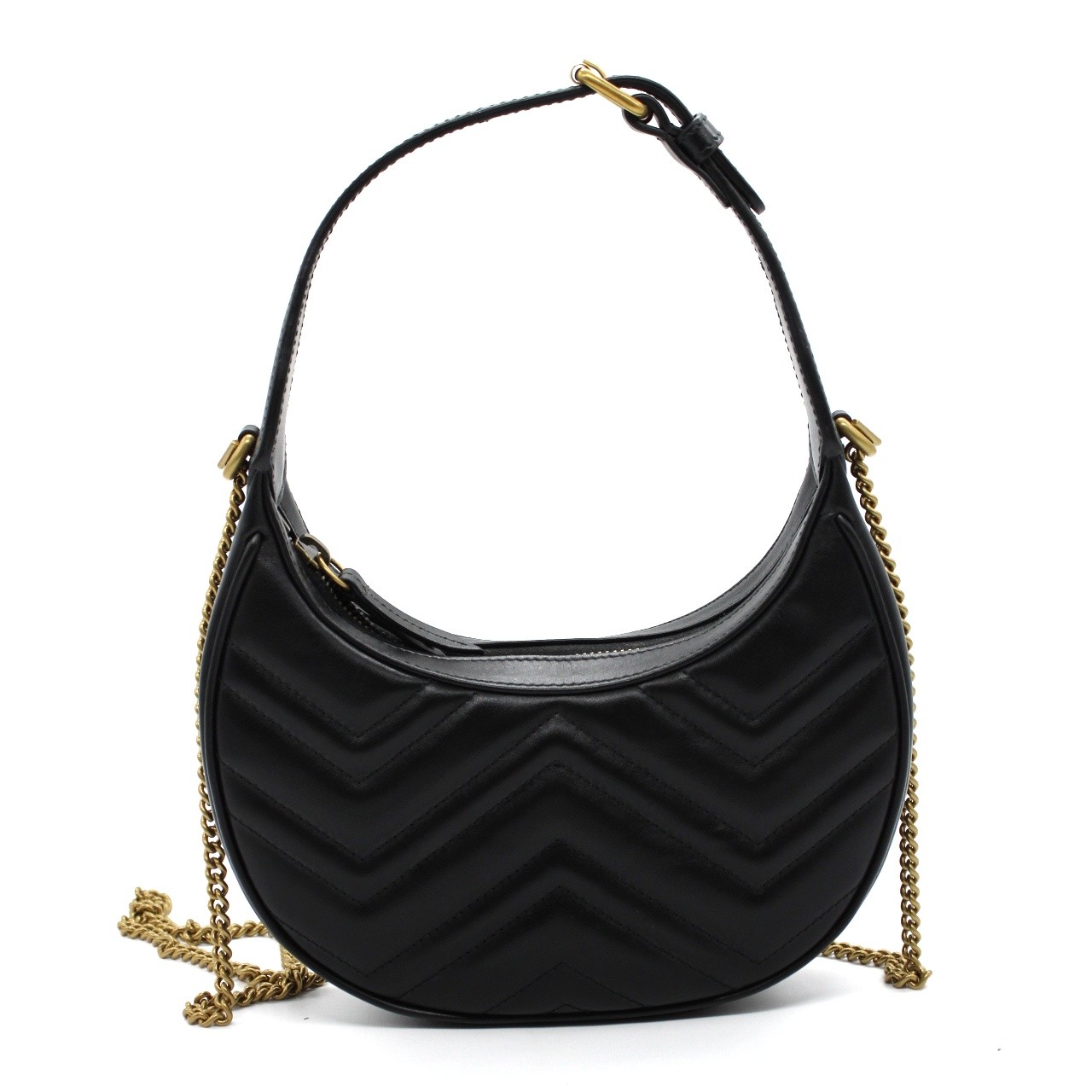 Mini borsa mezzaluna GG marmont thumb