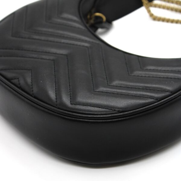 Mini borsa mezzaluna GG marmont