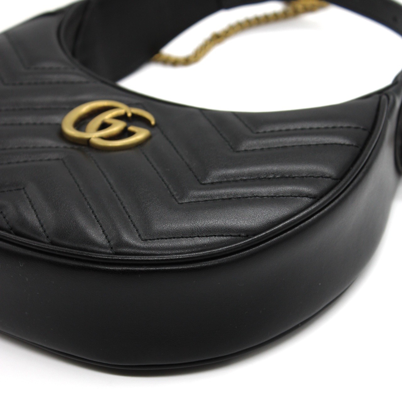 Mini borsa mezzaluna GG marmont thumb