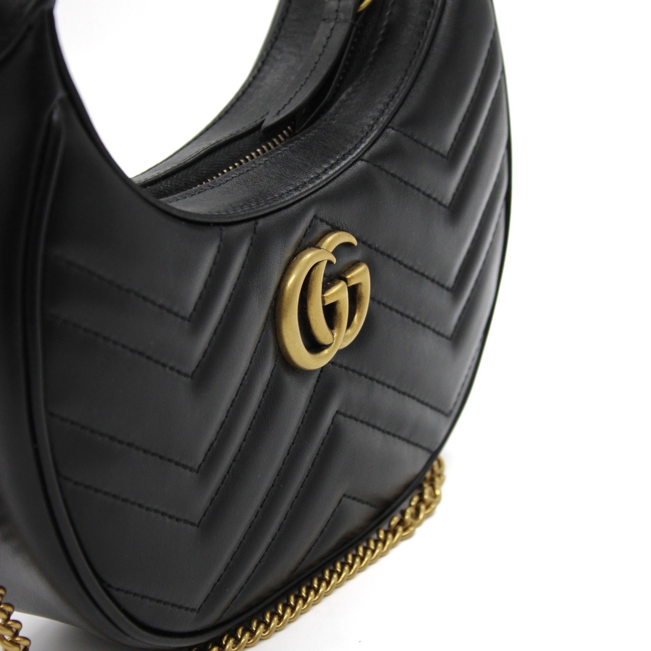 Mini borsa mezzaluna GG marmont thumb