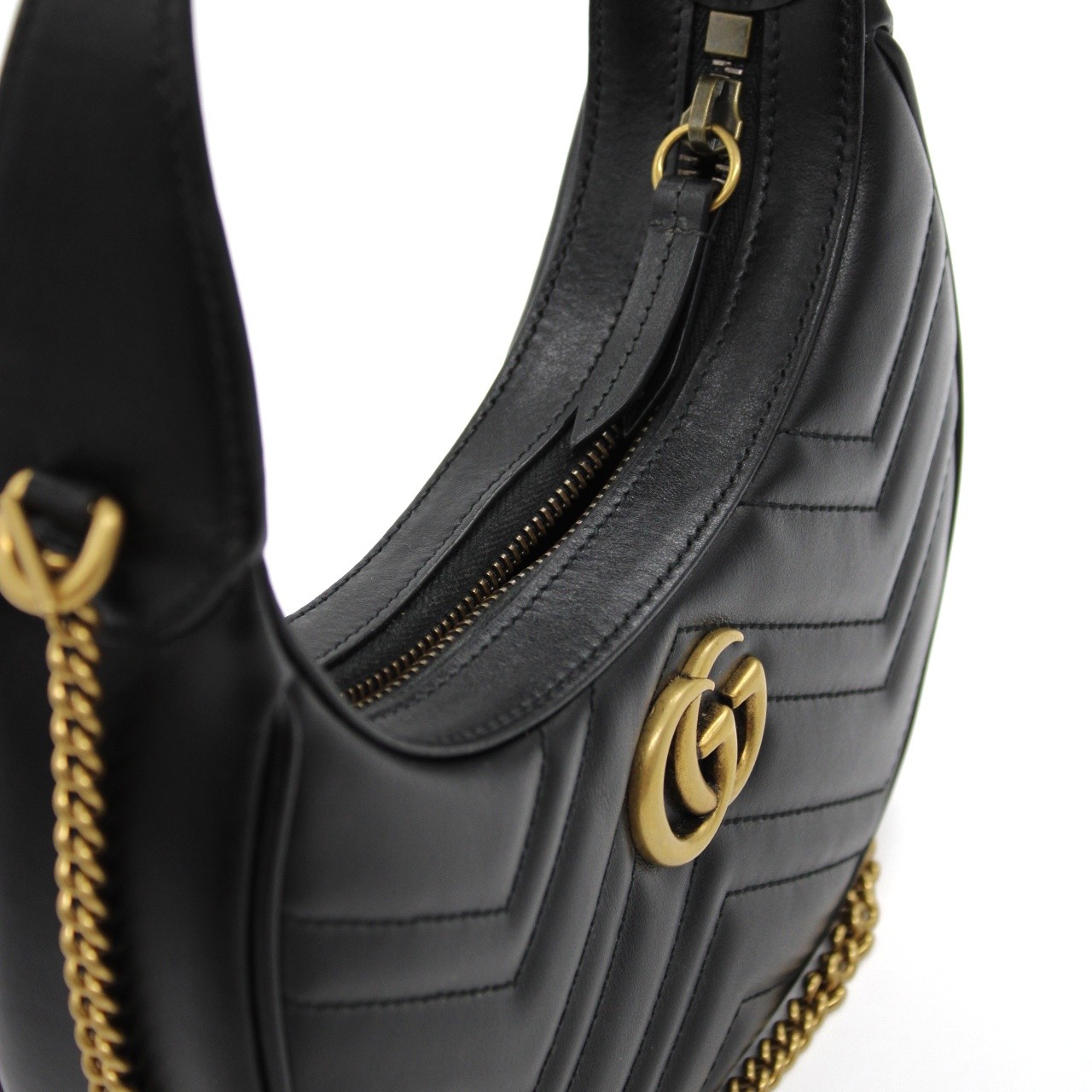 Mini borsa mezzaluna GG marmont thumb