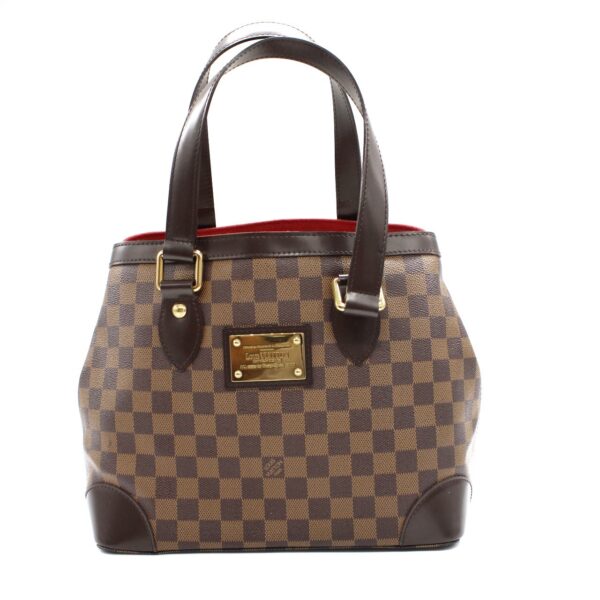 Borsa Louis Vuitton Hampstead in damier ebene