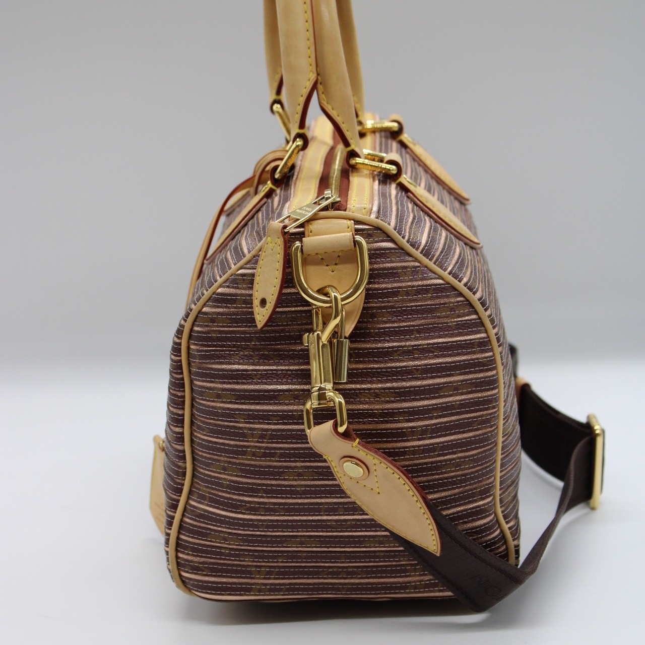 Speedy louis Vuitton peche bandoulière eden thumb