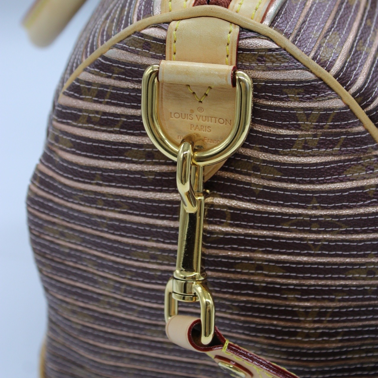 Speedy louis Vuitton peche bandoulière eden thumb