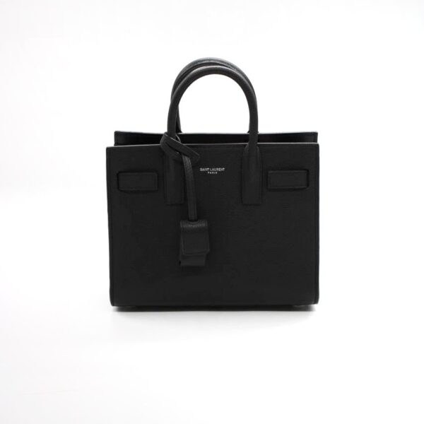 Borsa Saint Laurent Sac de jour Nano in pelle nera