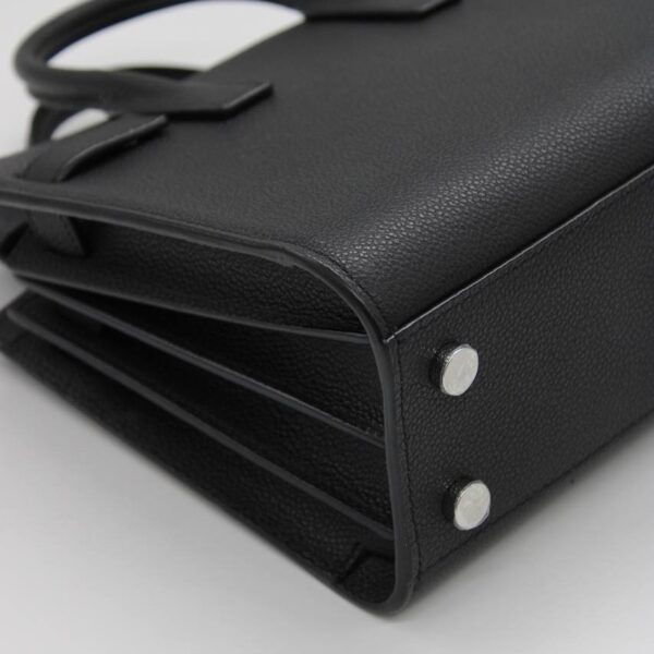 Borsa Saint Laurent Sac de jour Nano in pelle nera