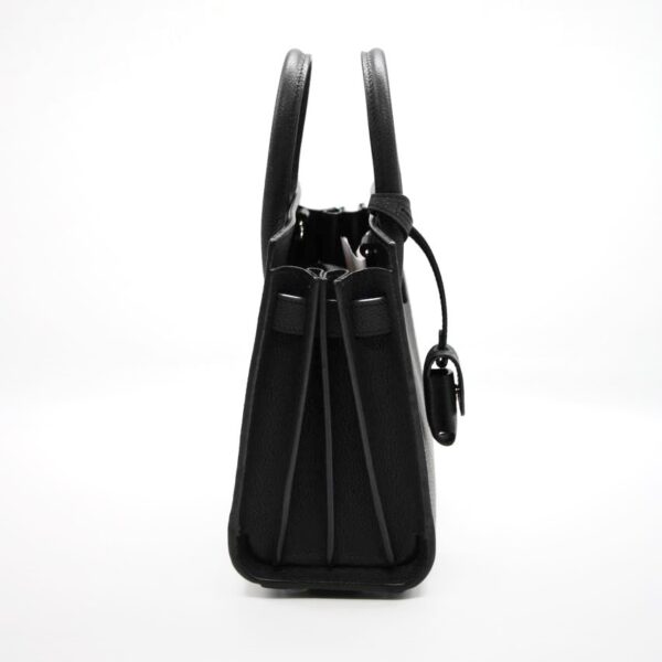 Borsa Saint Laurent Sac de jour Nano in pelle nera