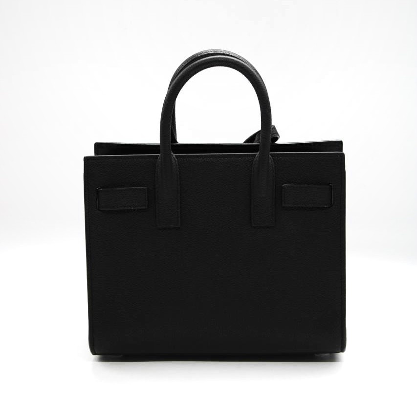 Borsa Saint Laurent Sac de jour Nano in pelle nera thumb
