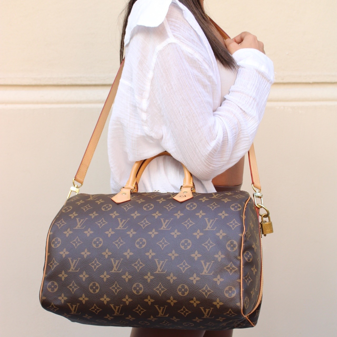 Borsa Speedy Louis Vuitton 35 bandoulière thumb