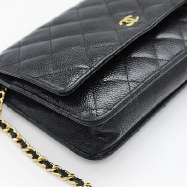 Chanel woc in pelle caviar