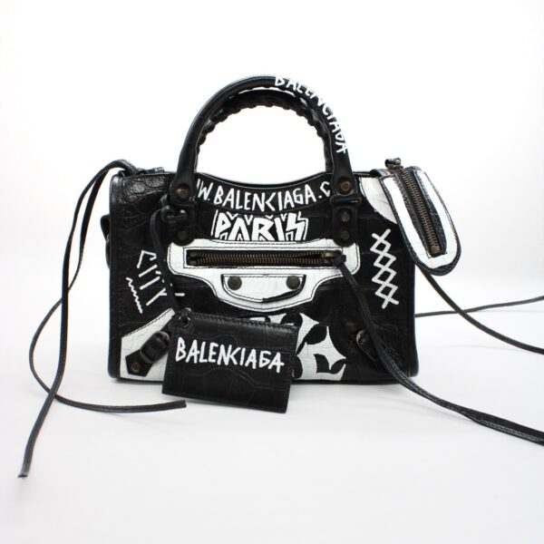 Borsa Balenciaga Graffiti city mini
