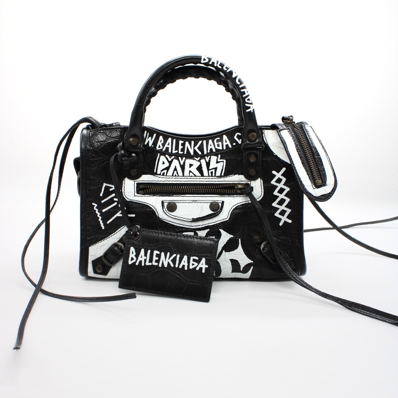 Borsa Balenciaga Graffiti city mini thumb