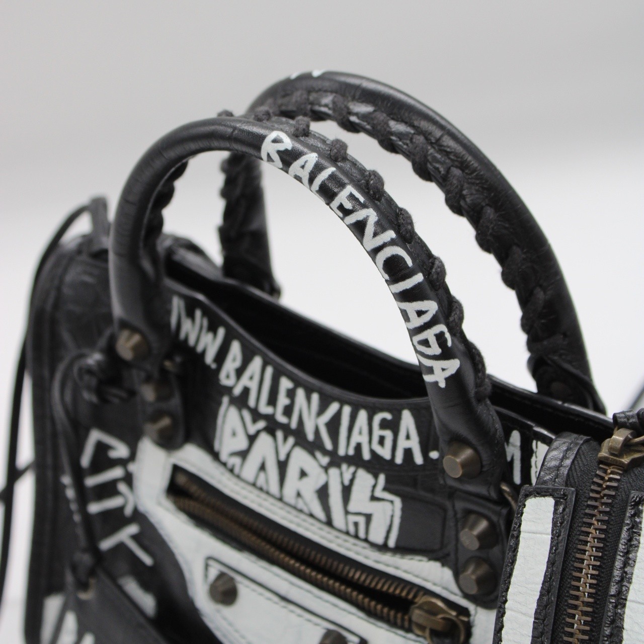 Borsa Balenciaga Graffiti city mini thumb