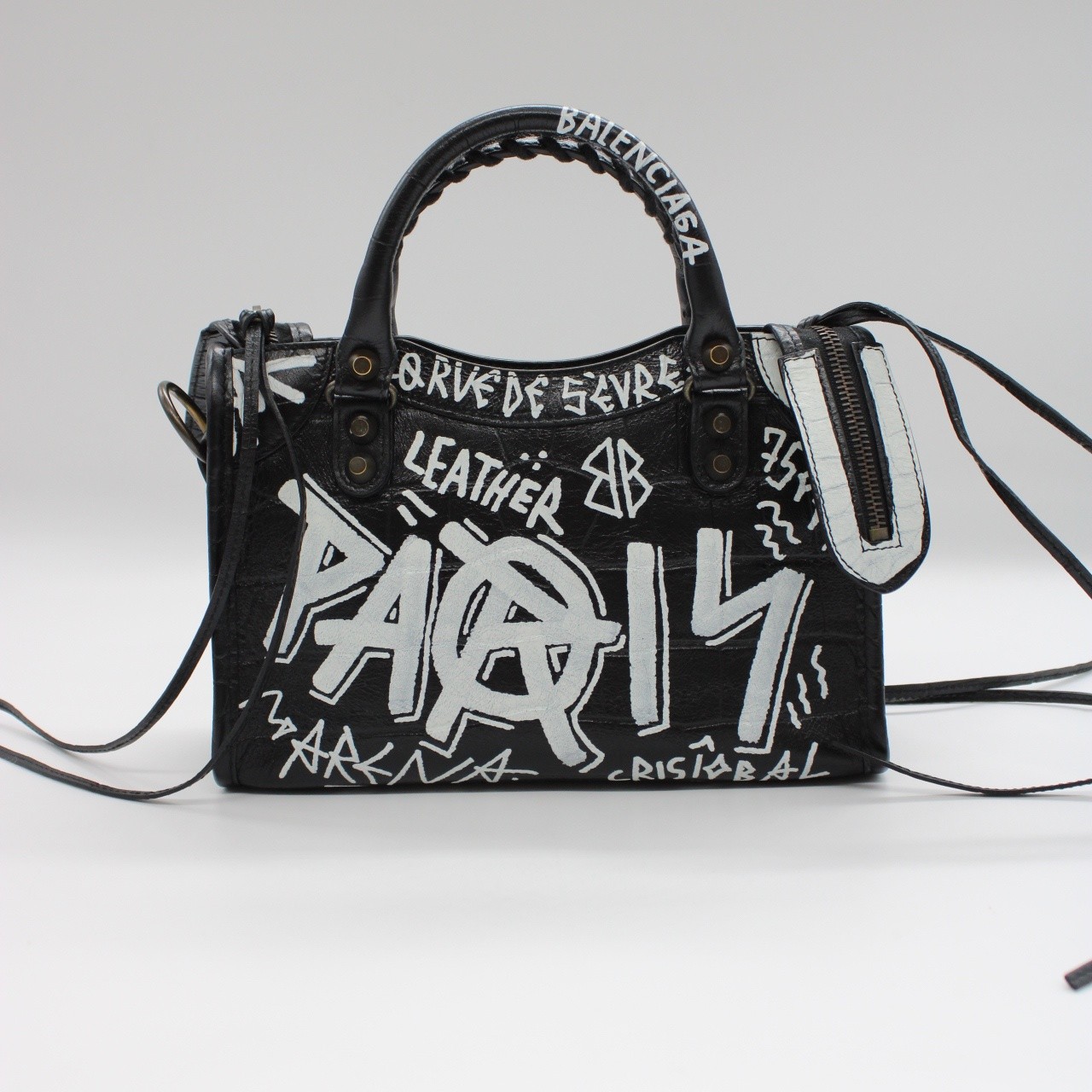 Borsa Balenciaga Graffiti city mini thumb