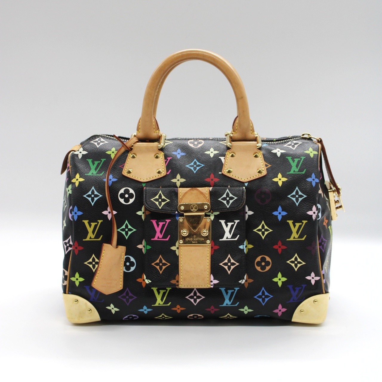 Bauletto speedy louis Vuitton multicolor black thumb