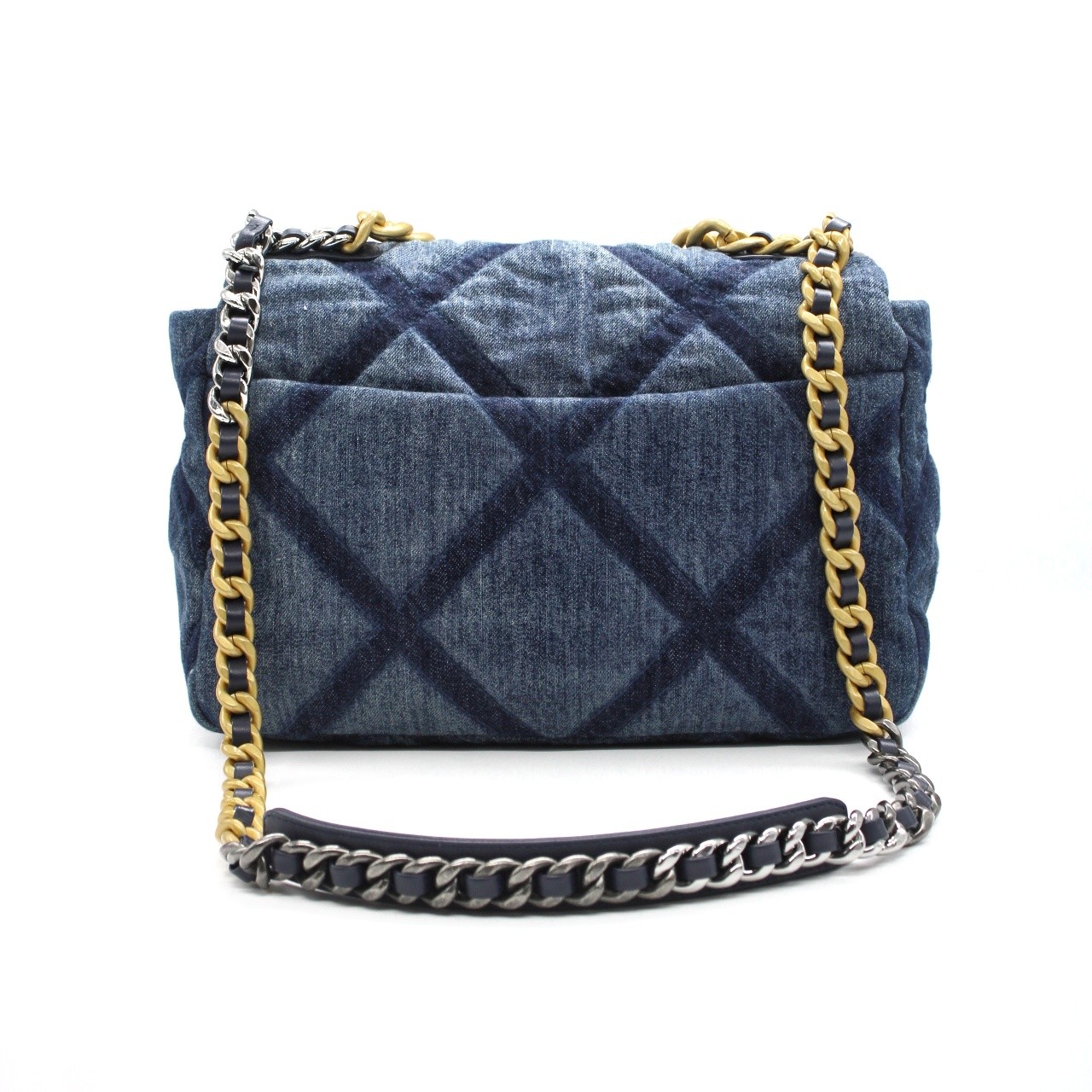 Borsa Chanel 19 Grande in denim thumb