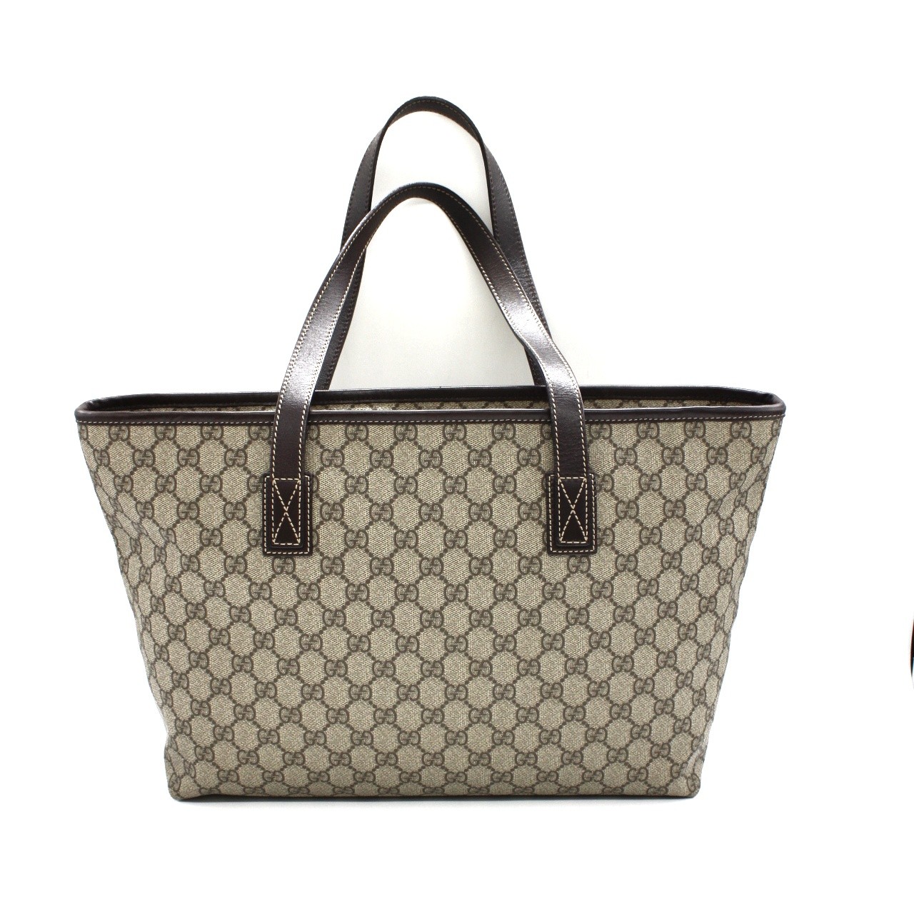 Shopper Gucci in tela plastificata ed inserti in pelle thumb