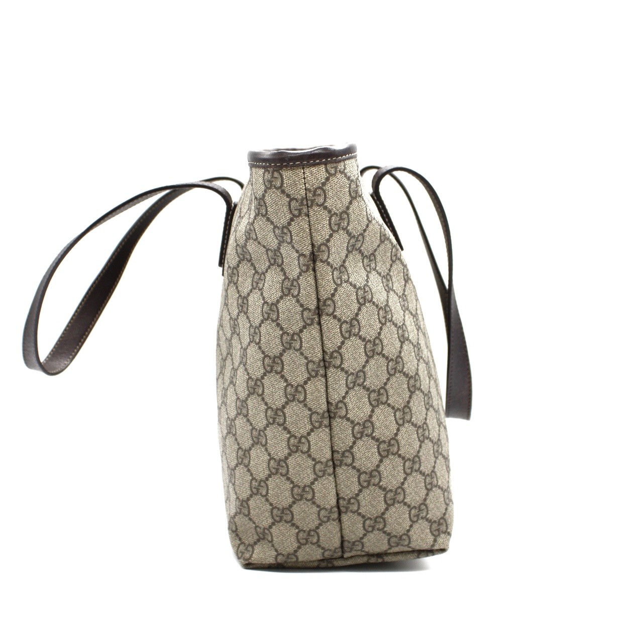 Shopper Gucci in tela plastificata ed inserti in pelle thumb