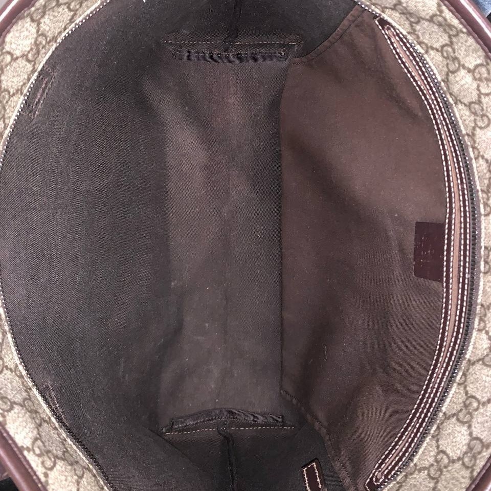 Shopper Gucci in tela plastificata ed inserti in pelle thumb