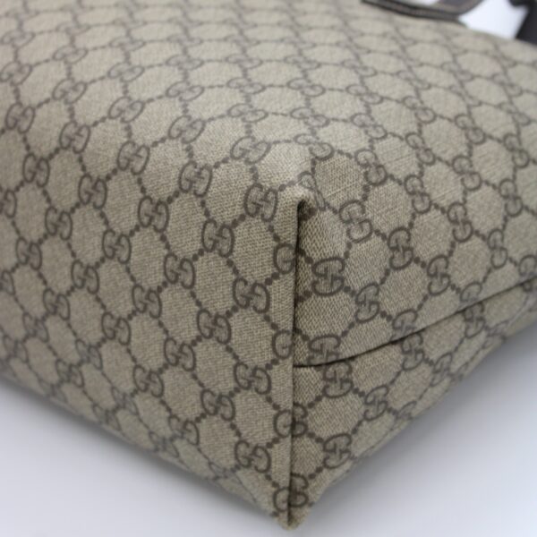 Shopper Gucci in tela plastificata ed inserti in pelle