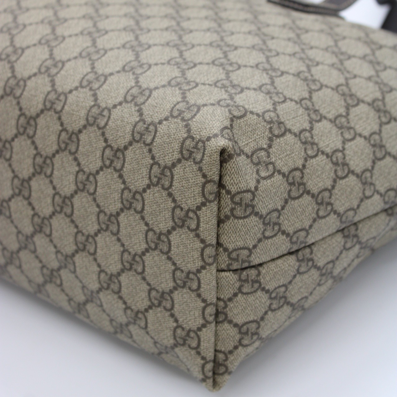 Shopper Gucci in tela plastificata ed inserti in pelle thumb