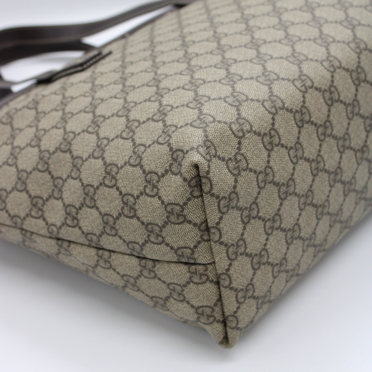 Shopper Gucci in tela plastificata ed inserti in pelle thumb