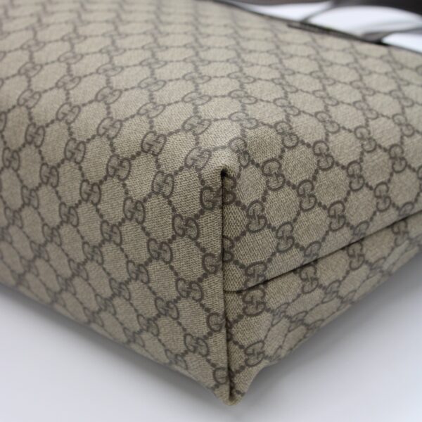 Shopper Gucci in tela plastificata ed inserti in pelle