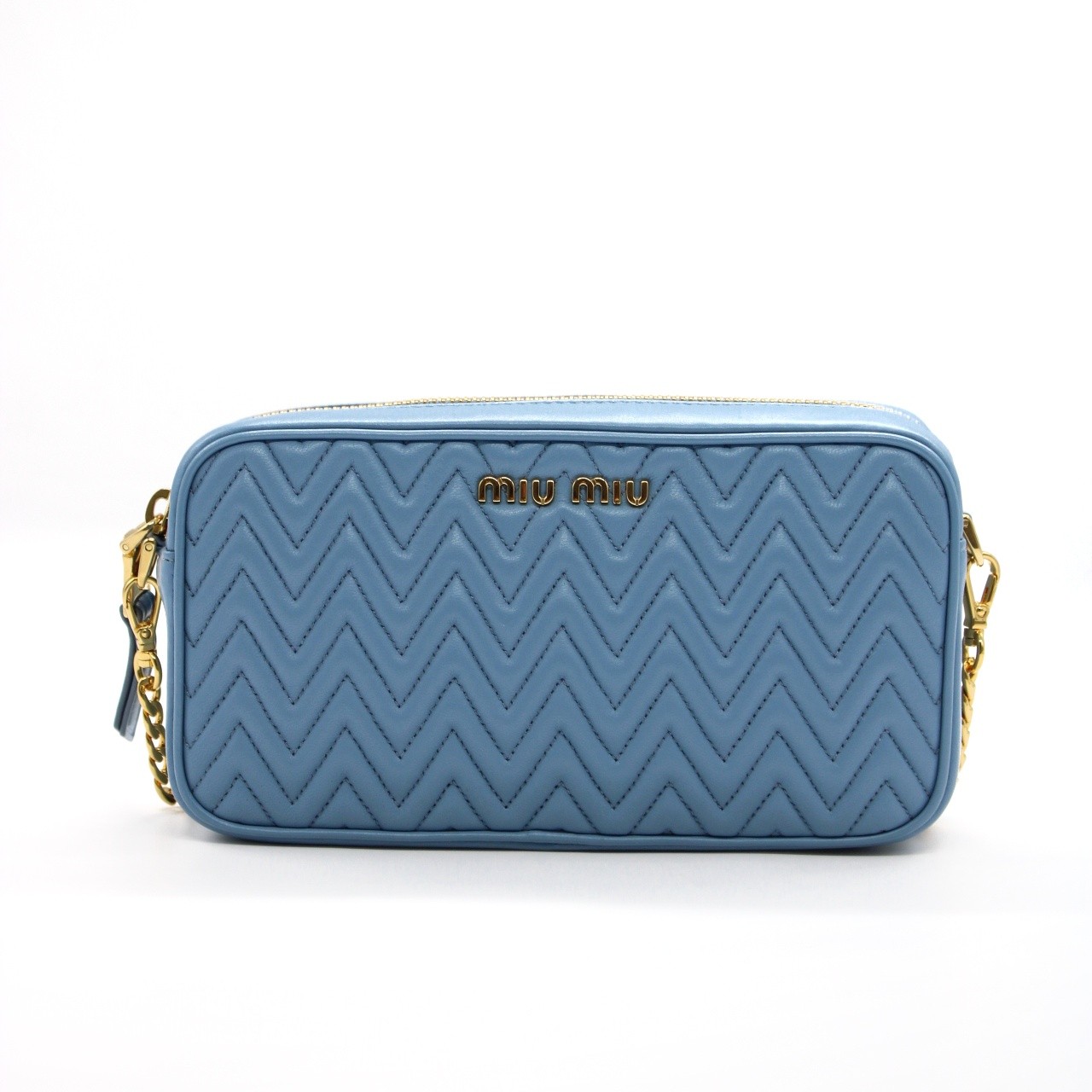 Tracolla Miu Miu in pelle nappa thumb