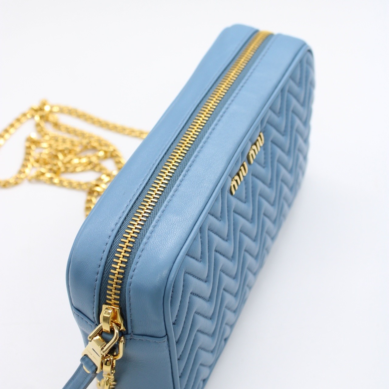 Tracolla Miu Miu in pelle nappa thumb