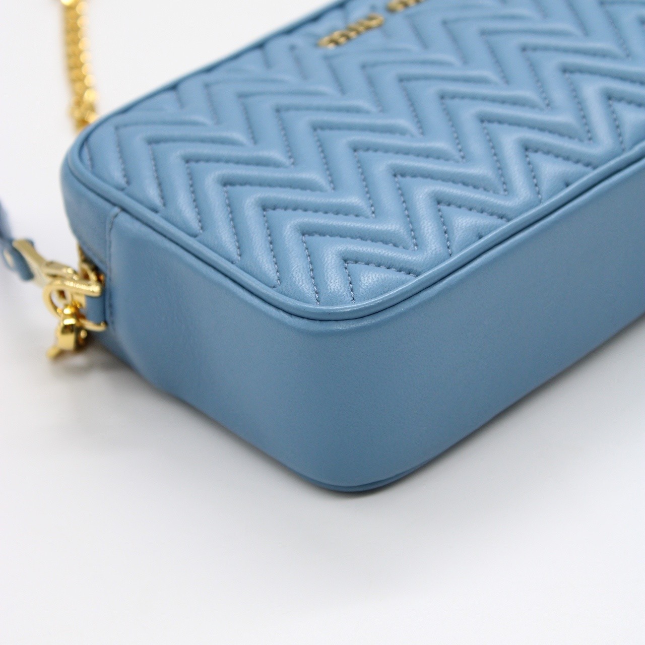 Tracolla Miu Miu in pelle nappa thumb