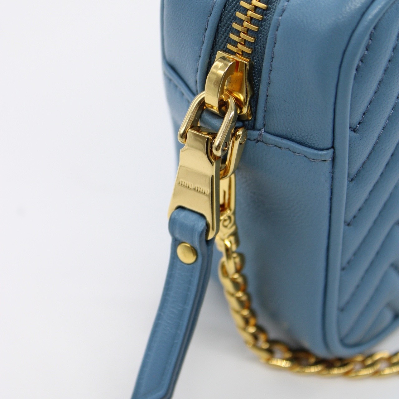 Tracolla Miu Miu in pelle nappa thumb