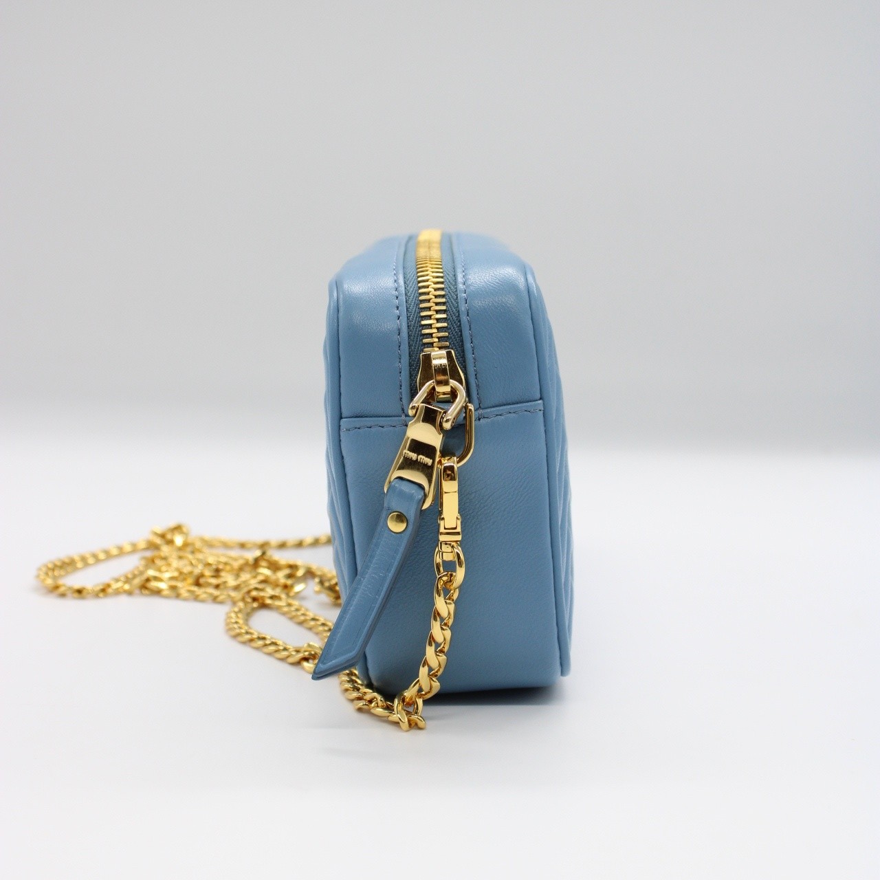 Tracolla Miu Miu in pelle nappa thumb