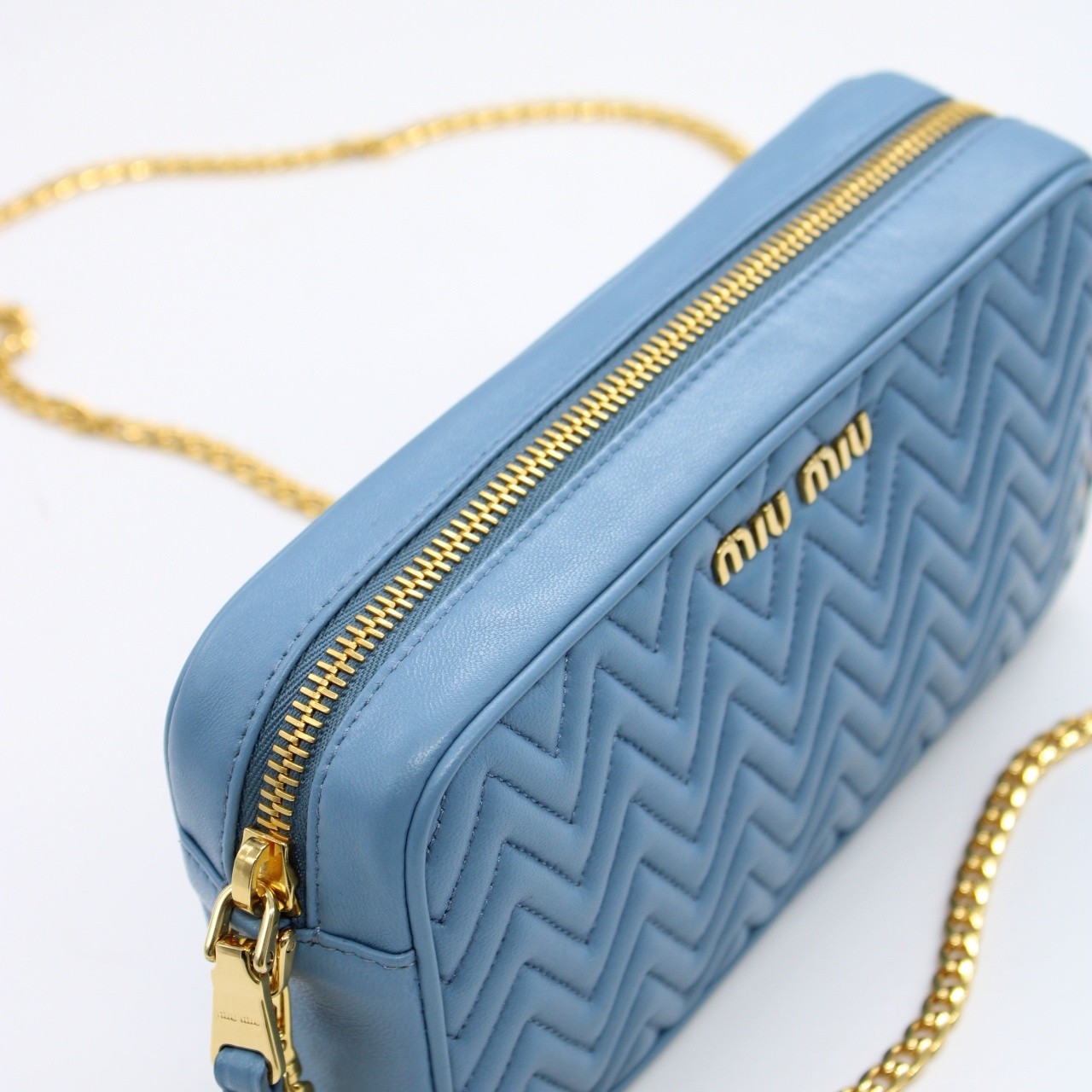 Tracolla Miu Miu in pelle nappa thumb
