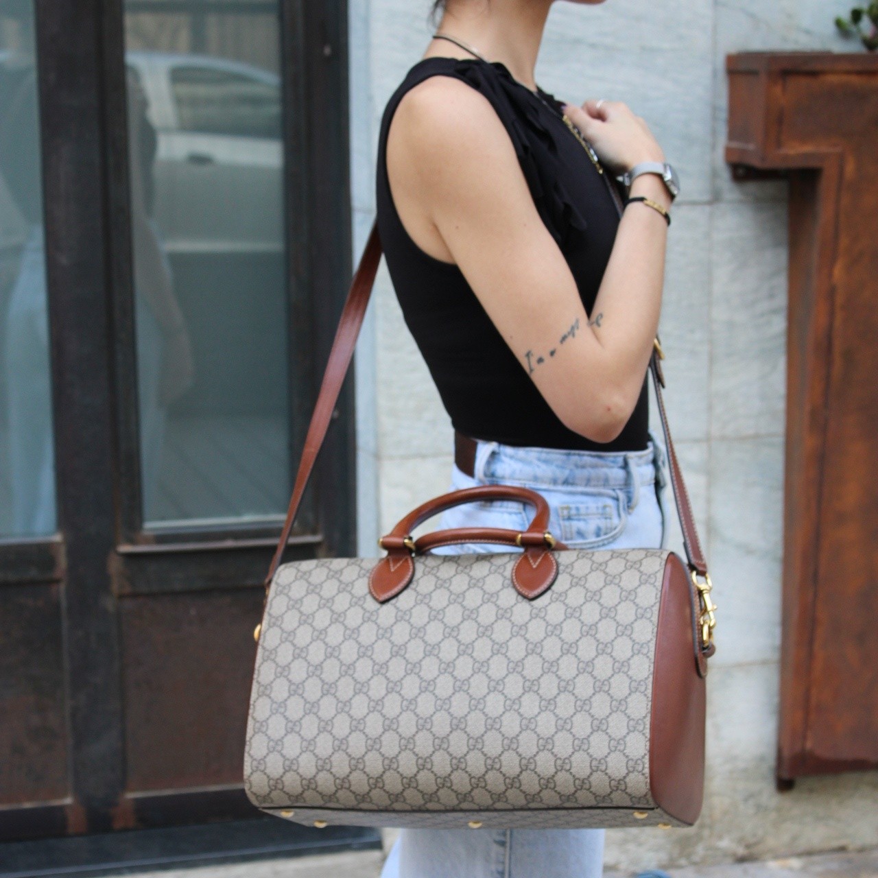 Bauletto Gucci Boston con tracolla thumb