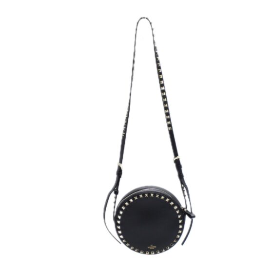 Tracolla Valentino rockstud nera