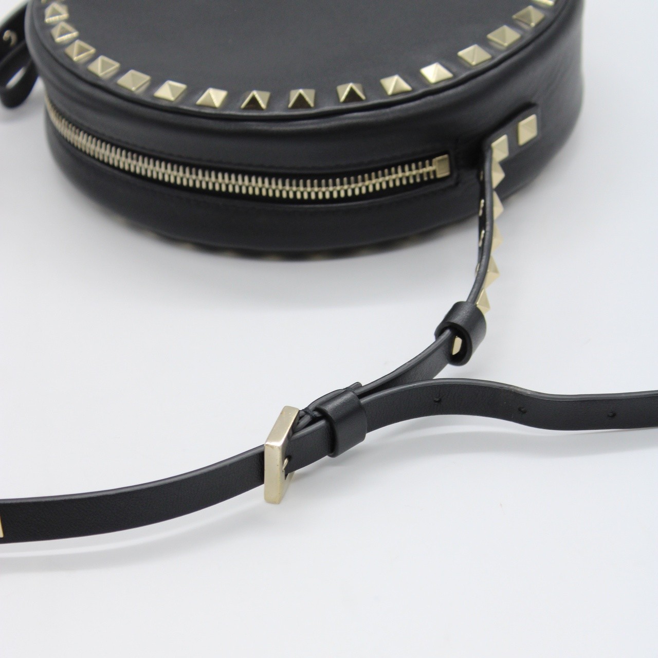 Tracolla Valentino rockstud nera thumb