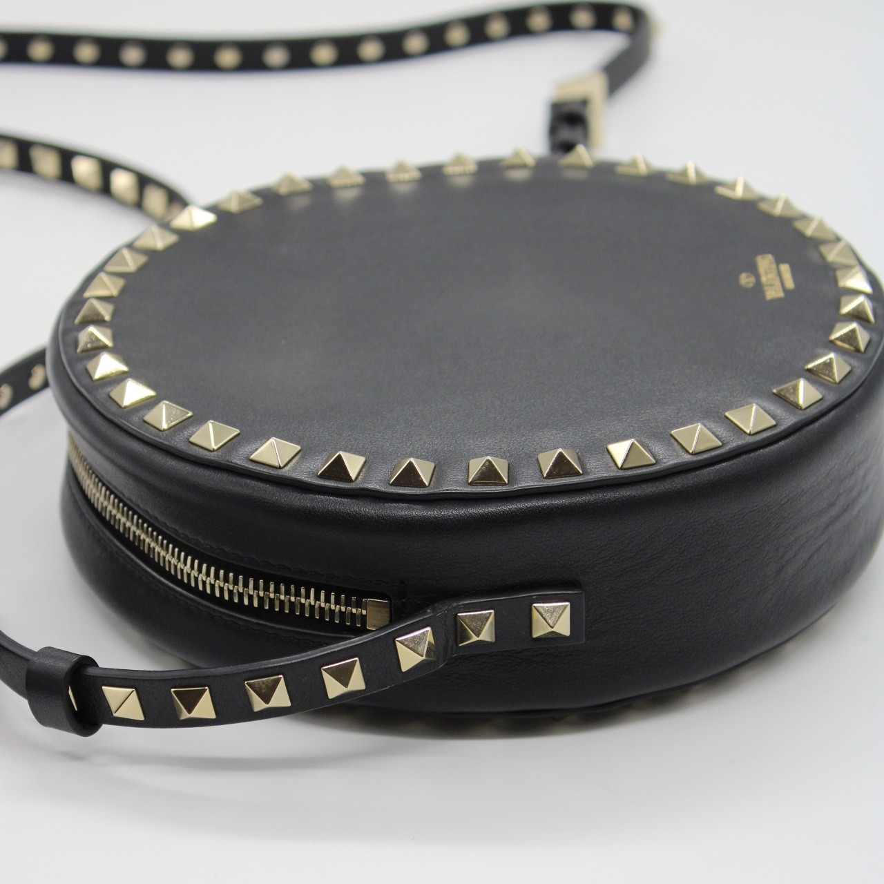 Tracolla Valentino rockstud nera thumb