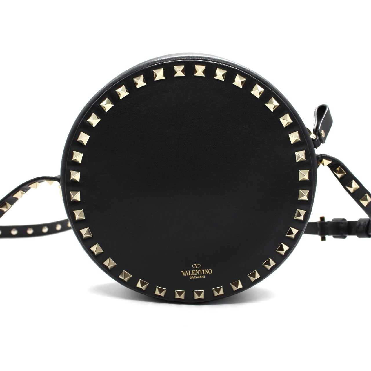 Tracolla Valentino rockstud nera thumb