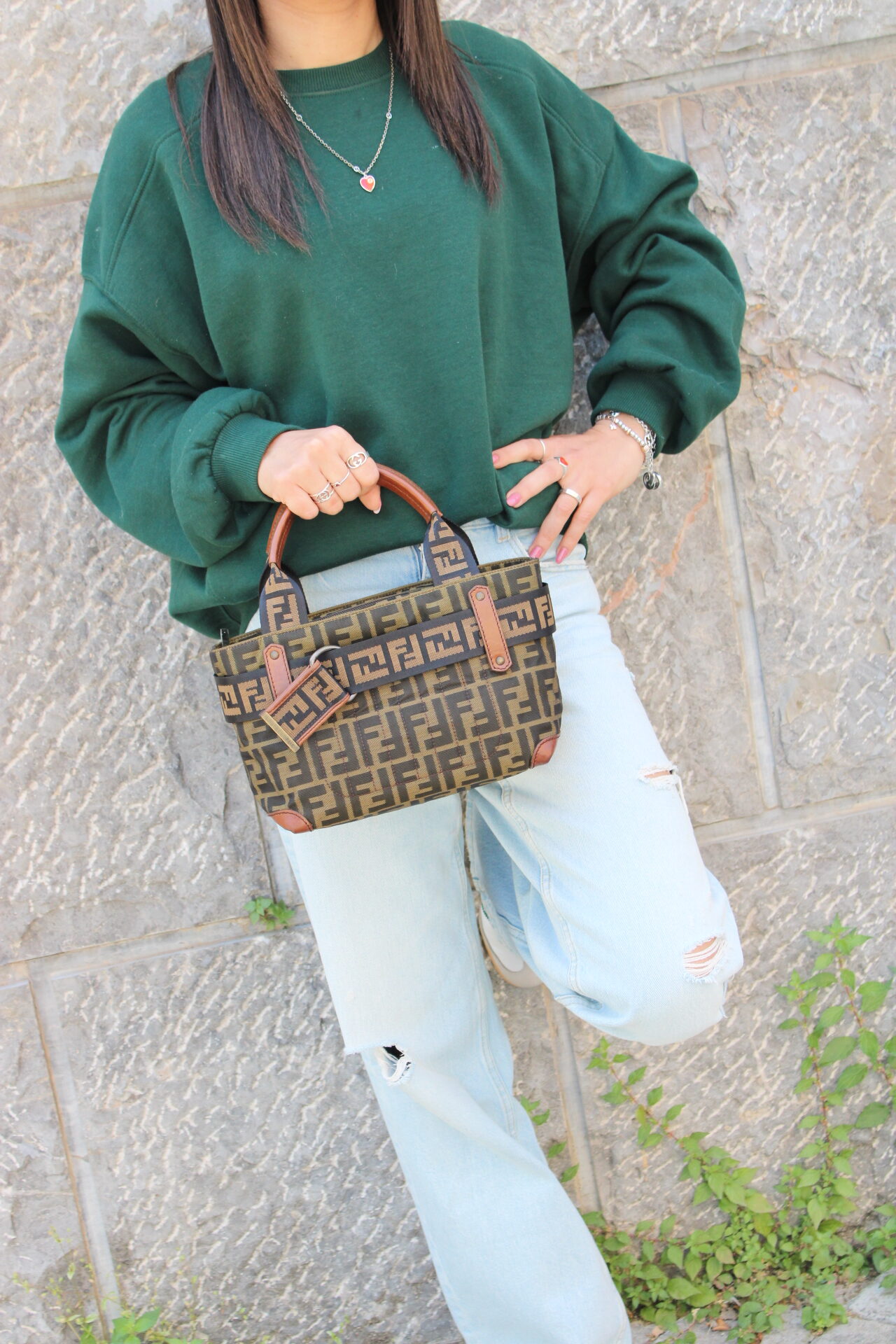 Borsa Fendi Zucca Handbag thumb