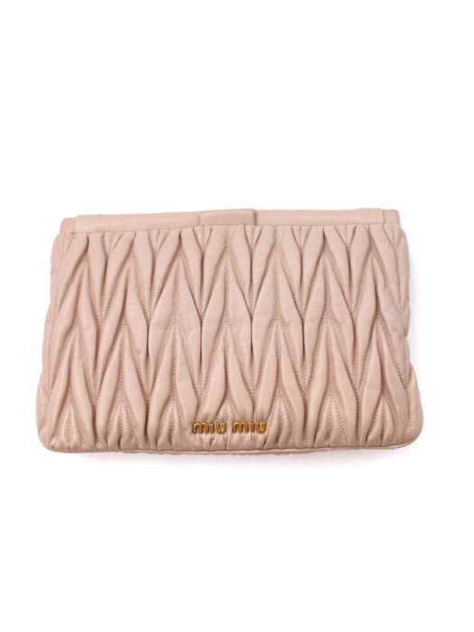 Pochette Miu Miu in pelle Matelassé