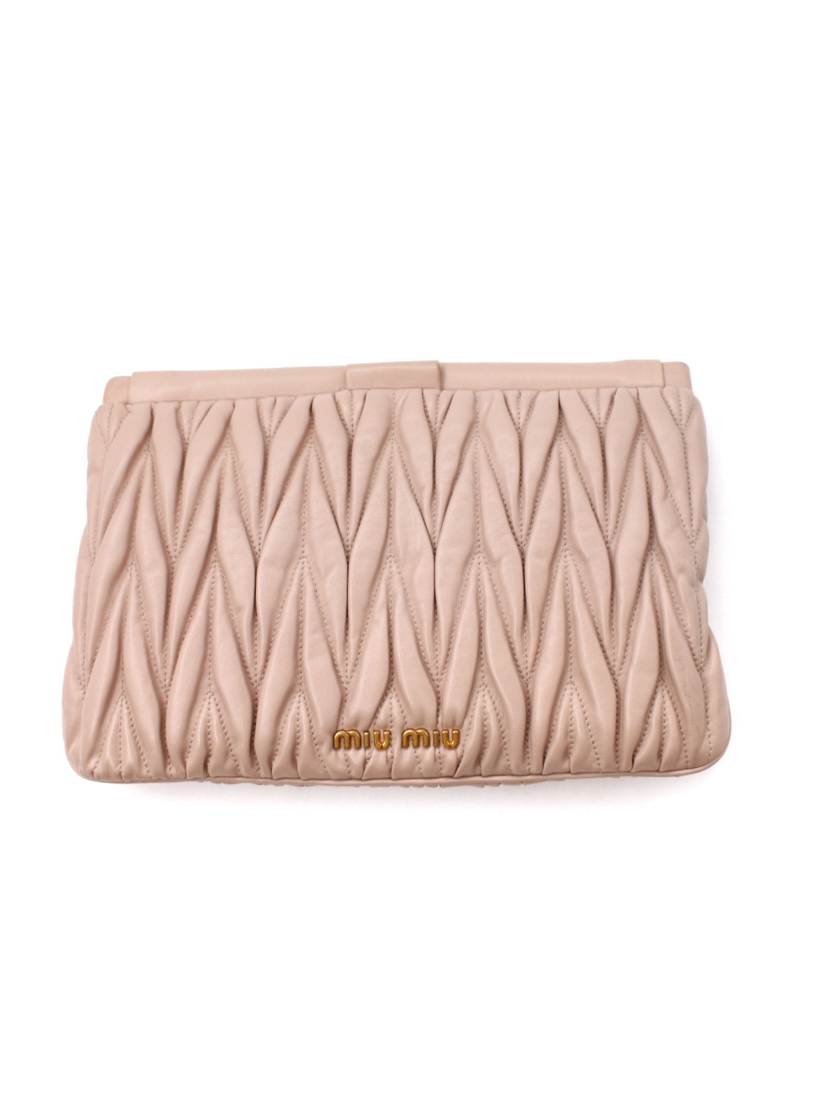 Pochette Miu Miu in pelle Matelassé thumb