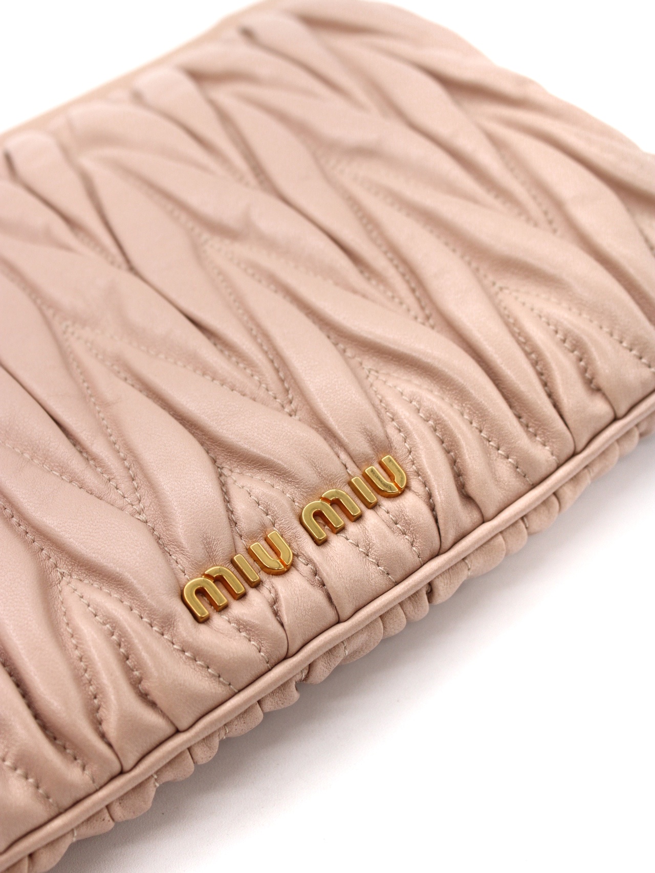 Pochette Miu Miu in pelle Matelassé thumb