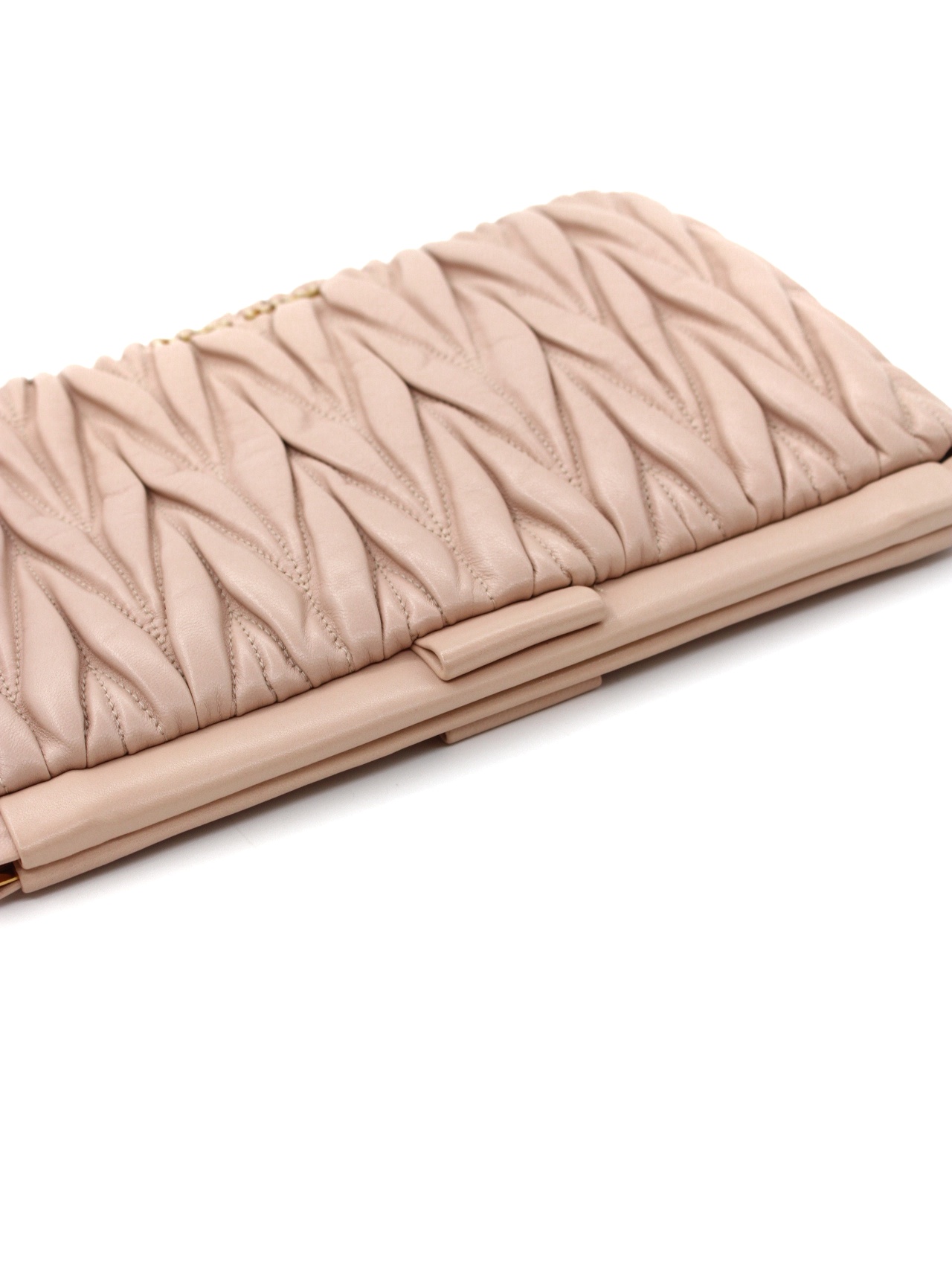 Pochette Miu Miu in pelle Matelassé thumb