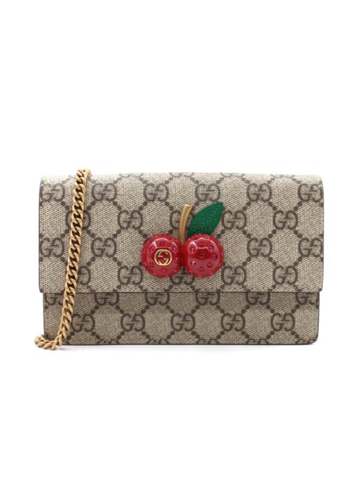 Mini Borsa Gucci GG Supreme Cherry