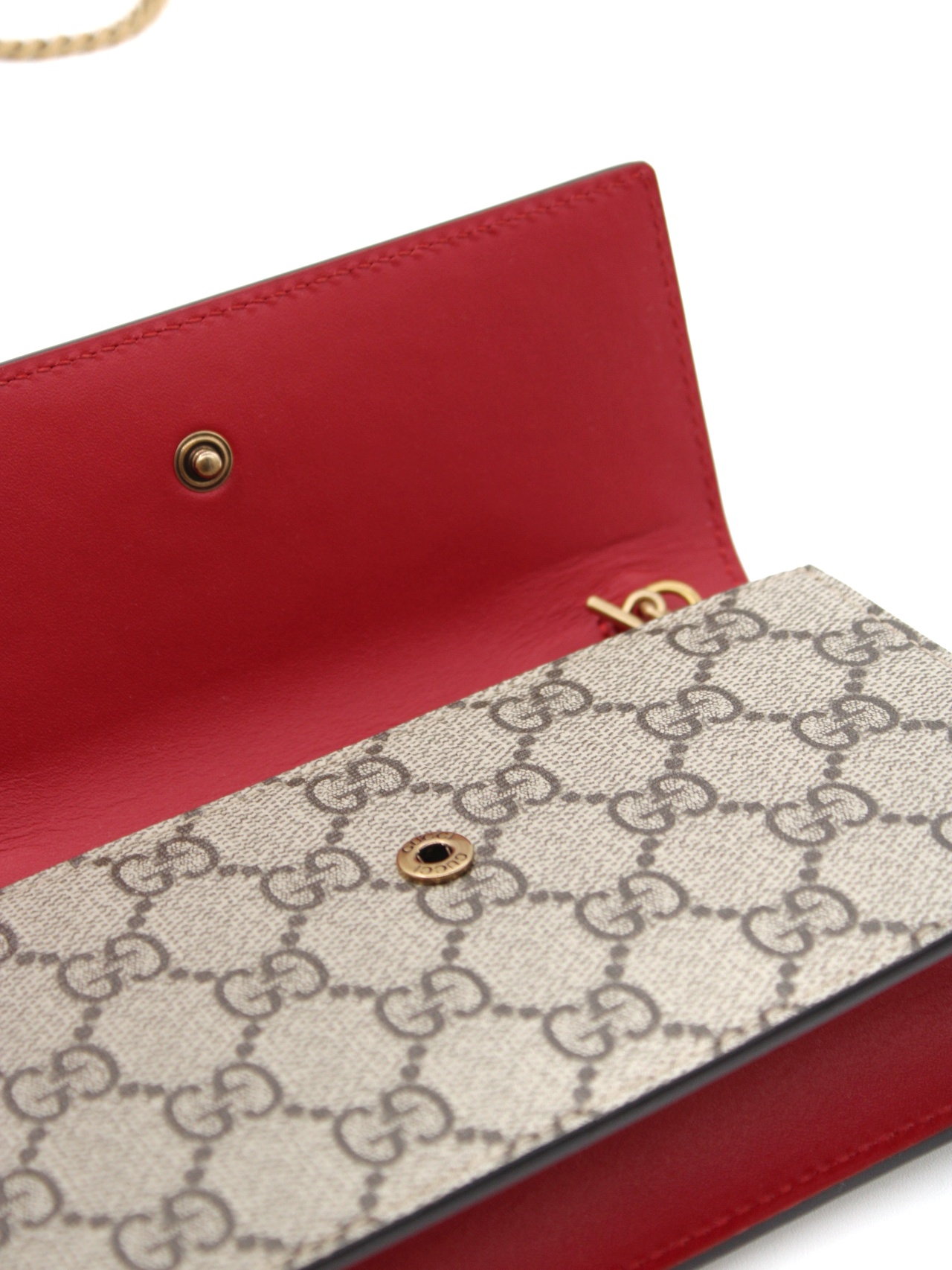 Mini Borsa Gucci GG Supreme Cherry thumb