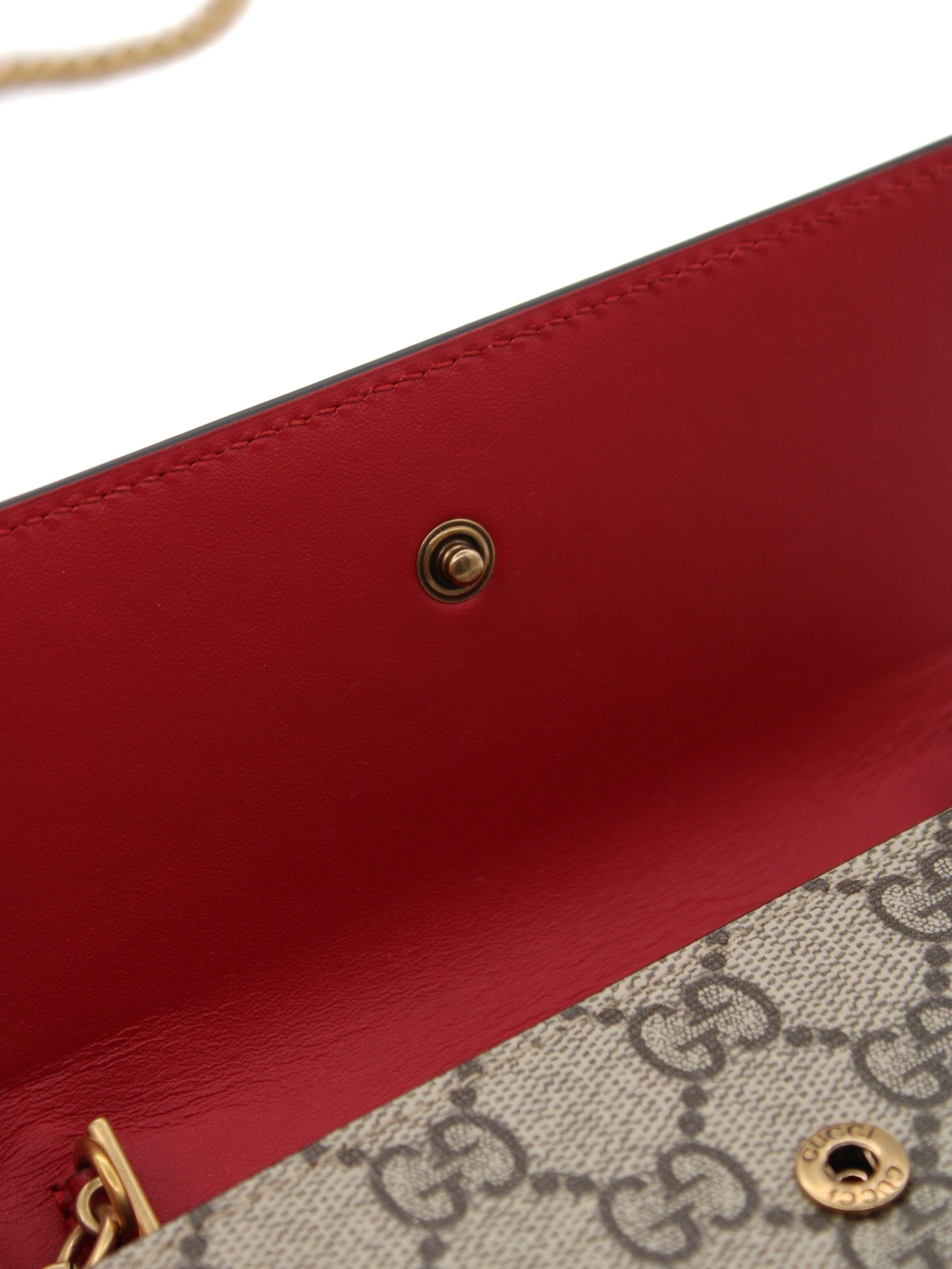 Mini Borsa Gucci GG Supreme Cherry thumb