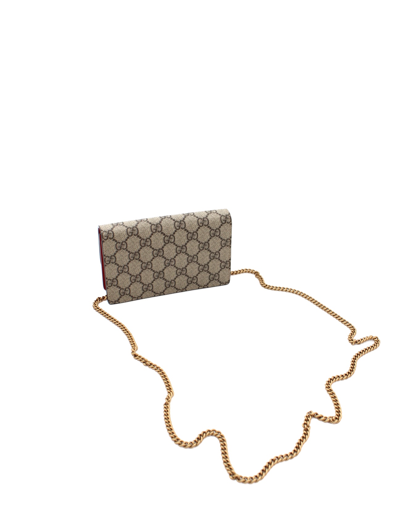 Mini Borsa Gucci GG Supreme Cherry thumb