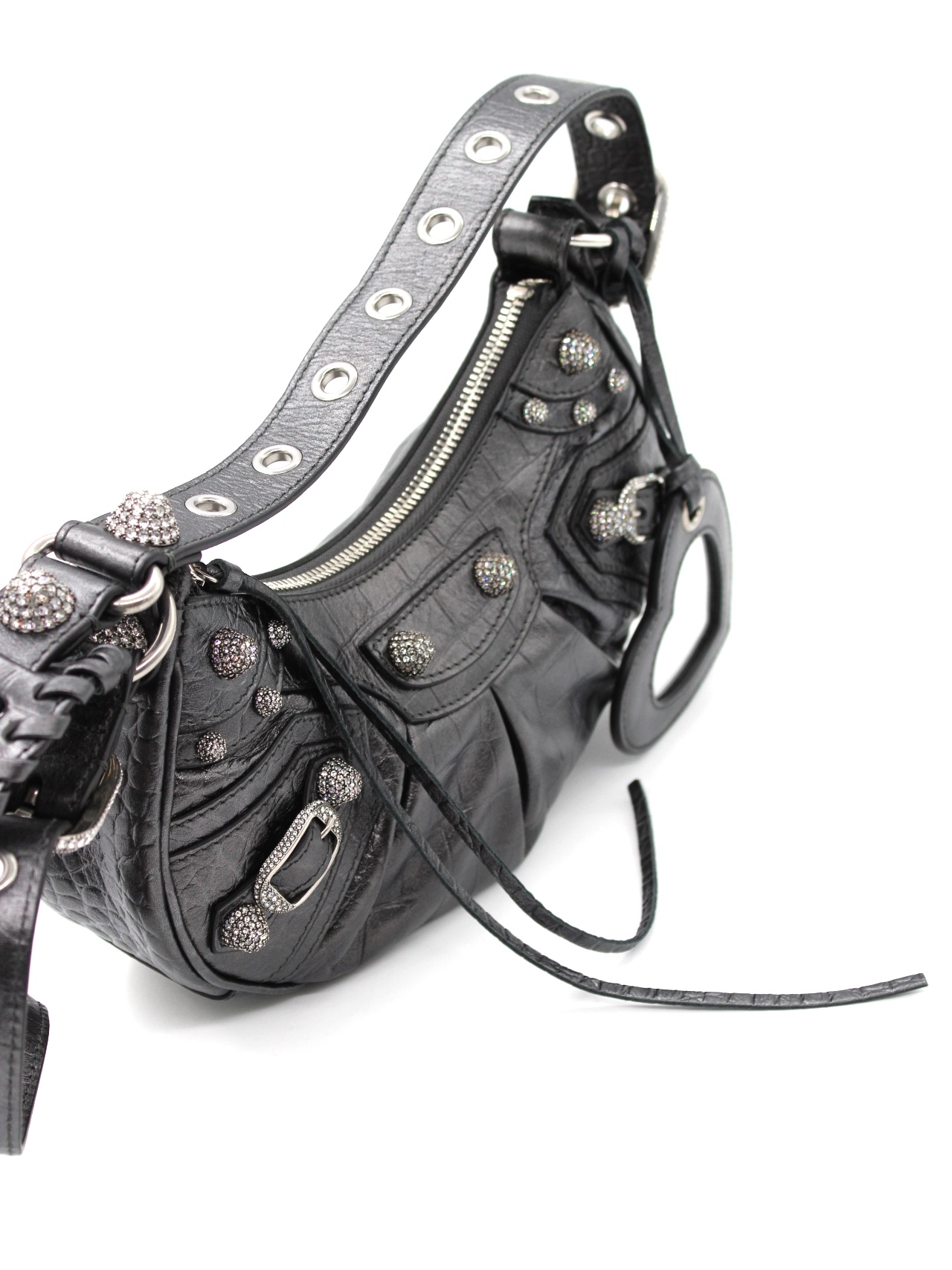 Borsa Balenciaga Le Cagole XS Con strass thumb
