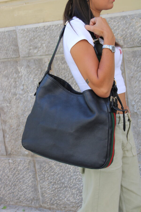 Borsa Gucci Heritage con striscia web