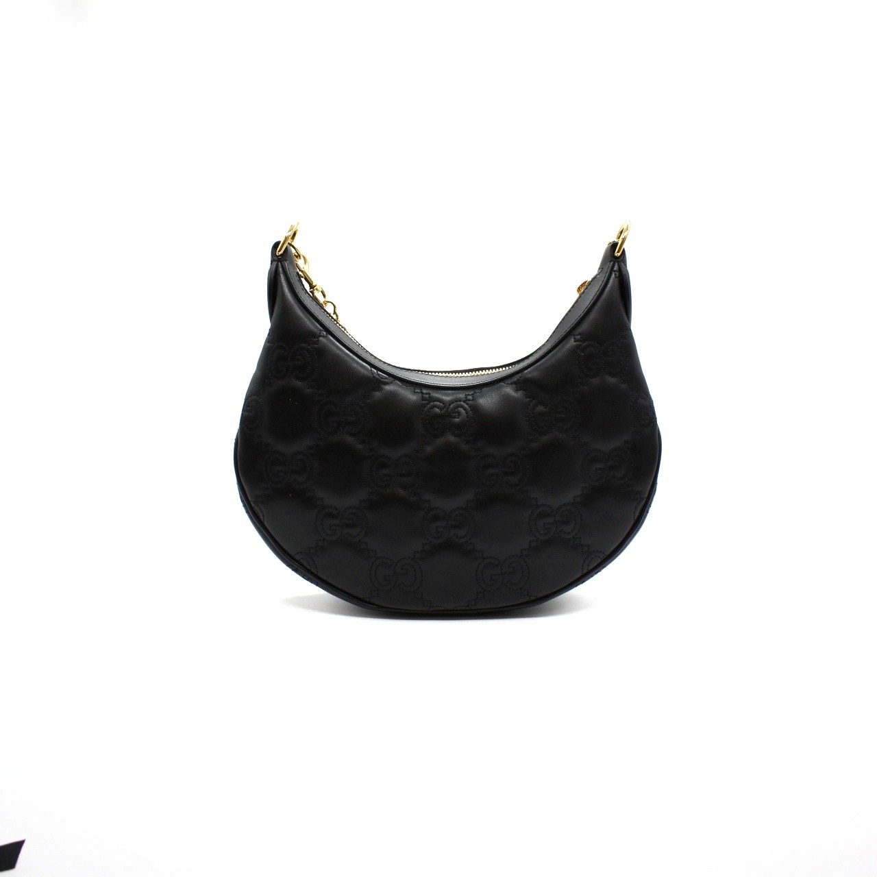 Borsa Gucci a spalla in pelle Matelassè con GG misura piccola thumb